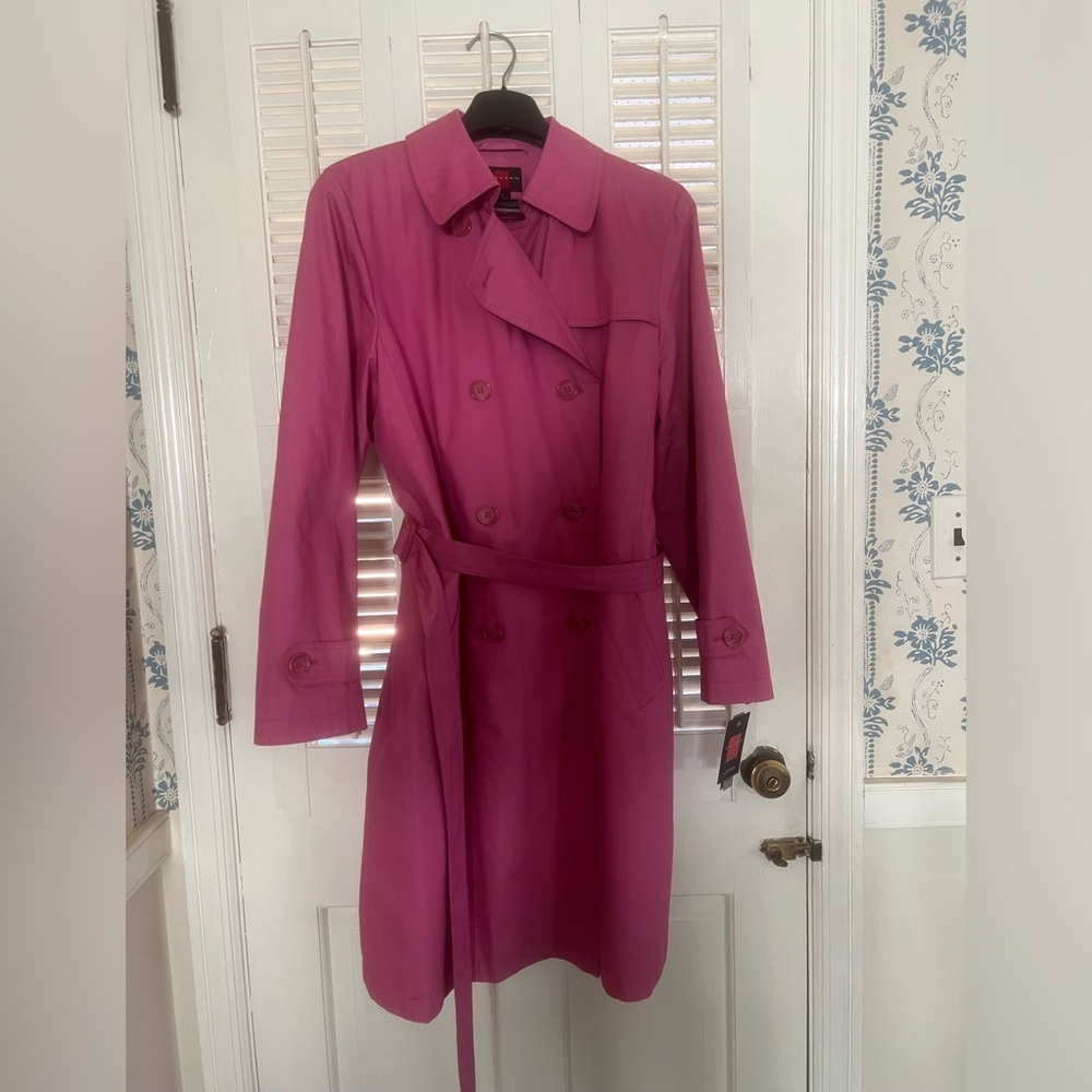 Pink Trench Coat